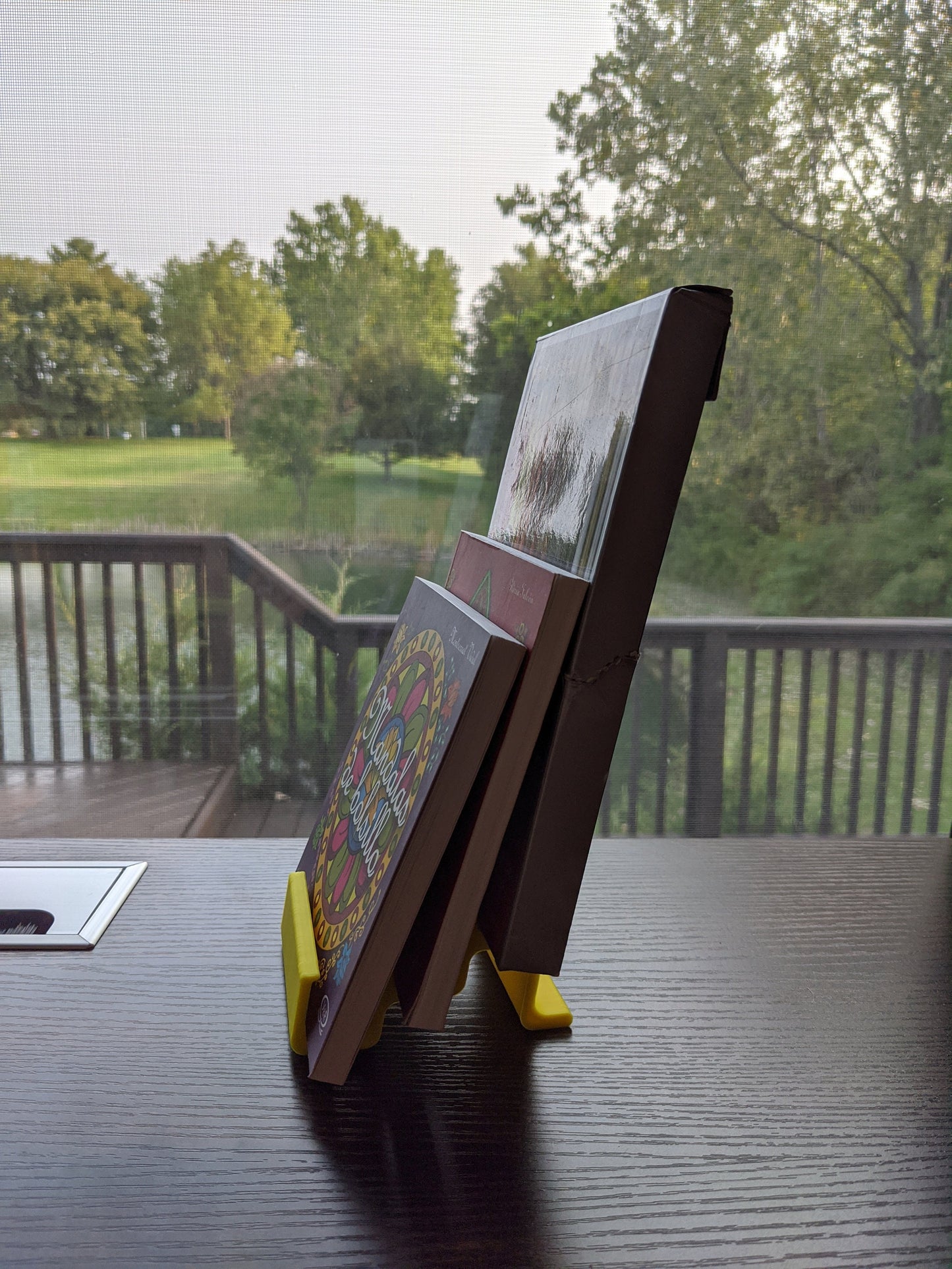 Multi-Purpose Organizer Stand – Universal Holder for Books, Kindles, Phones, Mail & More - Colorful Lightweight - Perfect for small spaces
