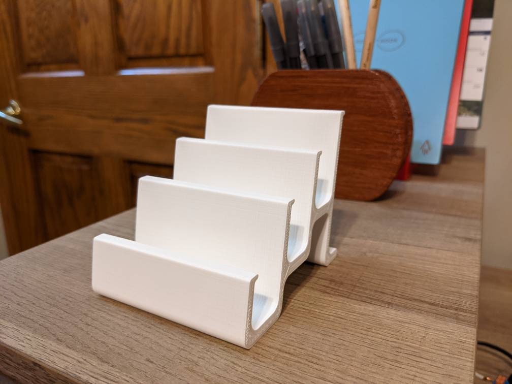 Multi-Purpose Organizer Stand – Universal Holder for Books, Kindles, Phones, Mail & More - Colorful Lightweight - Perfect for small spaces