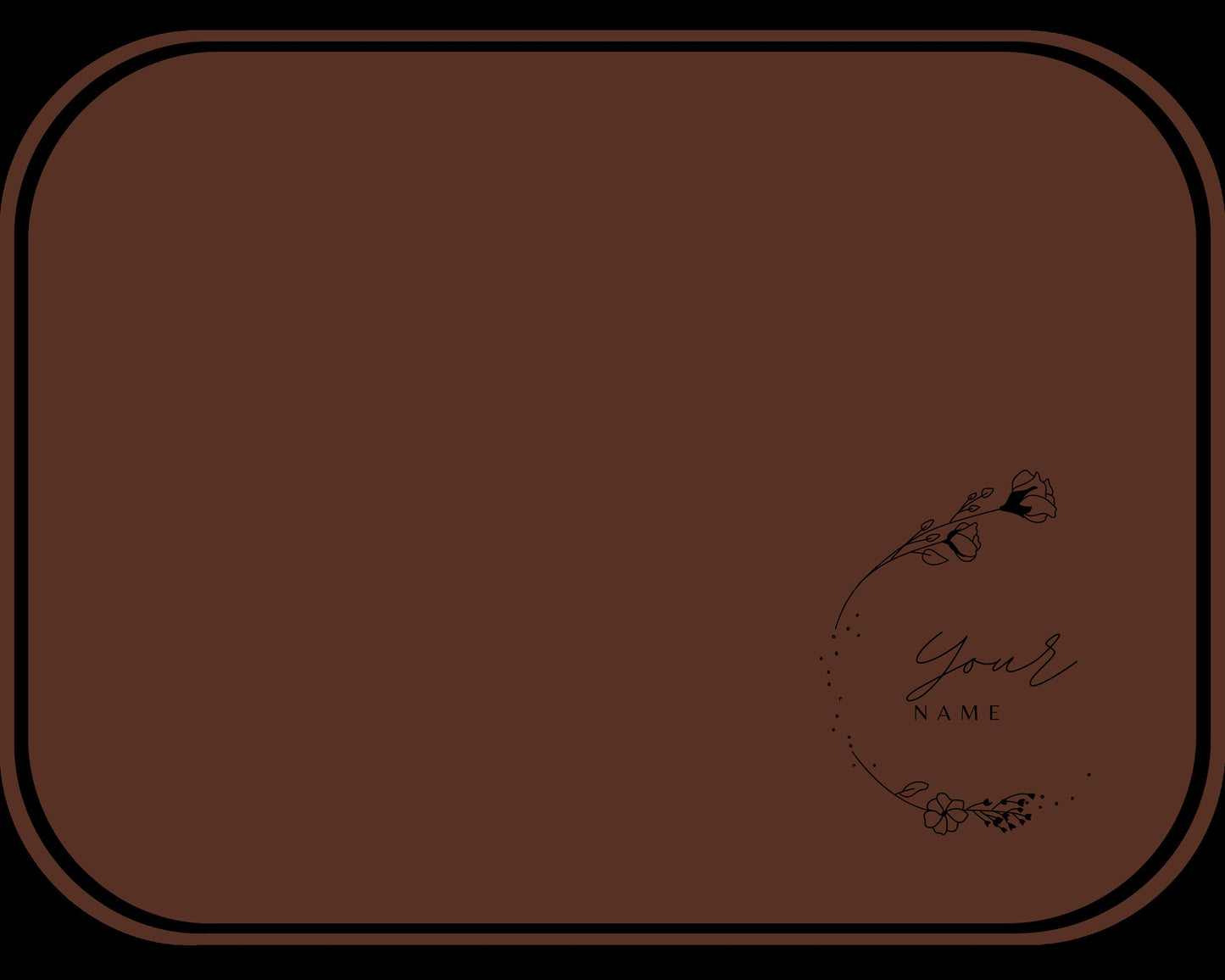 Custom Premium Distressed Leather Pad | Mouse Pad | Perfect Gift