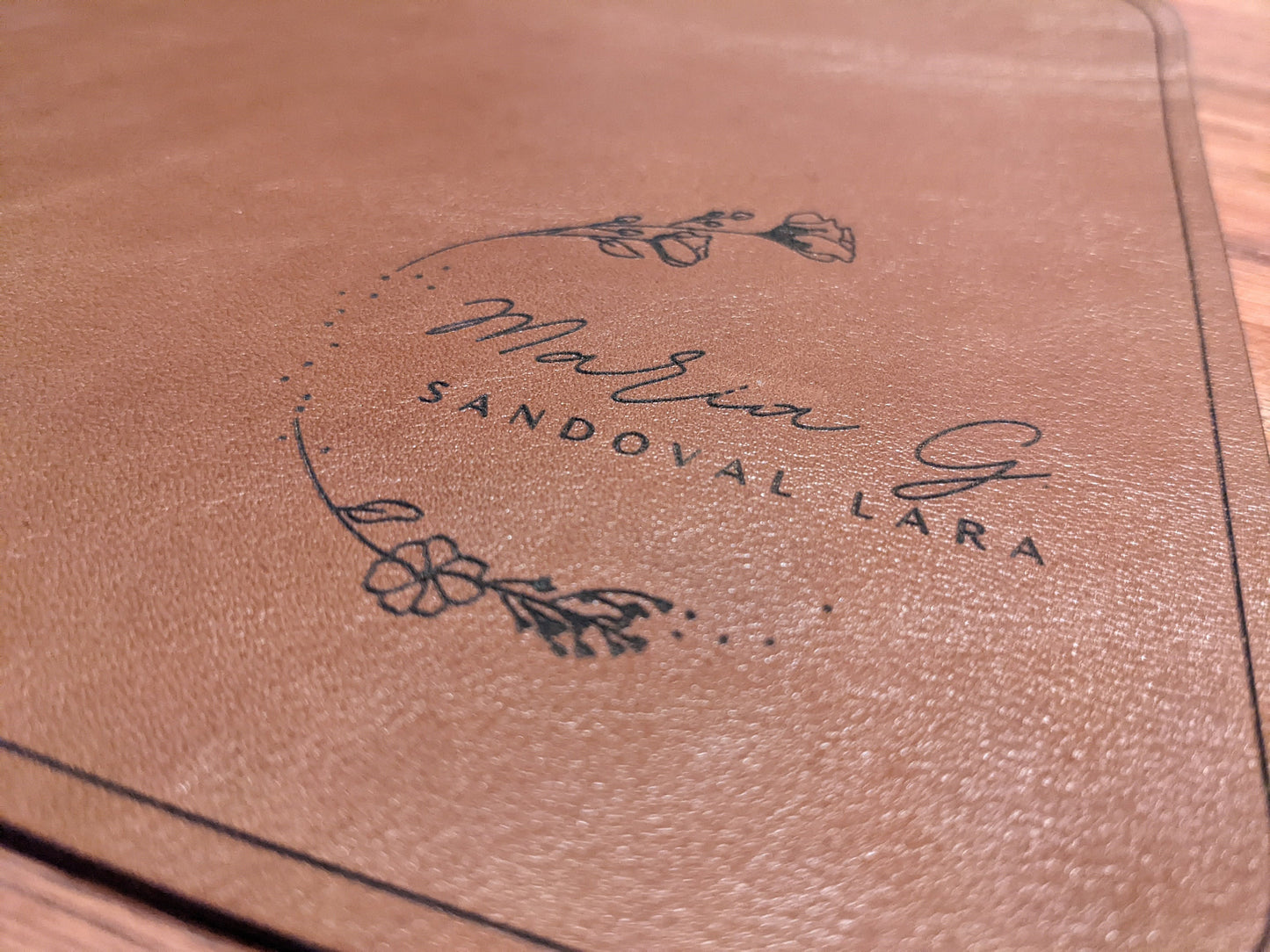 Custom Premium Distressed Leather Pad | Mouse Pad | Perfect Gift