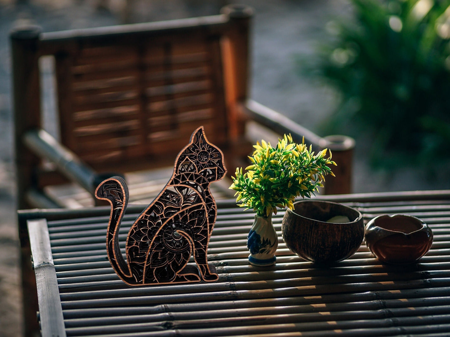 Oak Kitty | Mandala Kitten | Cat Mandala