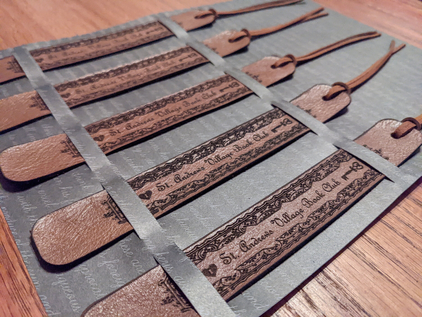Custom Leather Bookmark | Unique Bookmark Heartlock & Key | Gift for Book Lovers