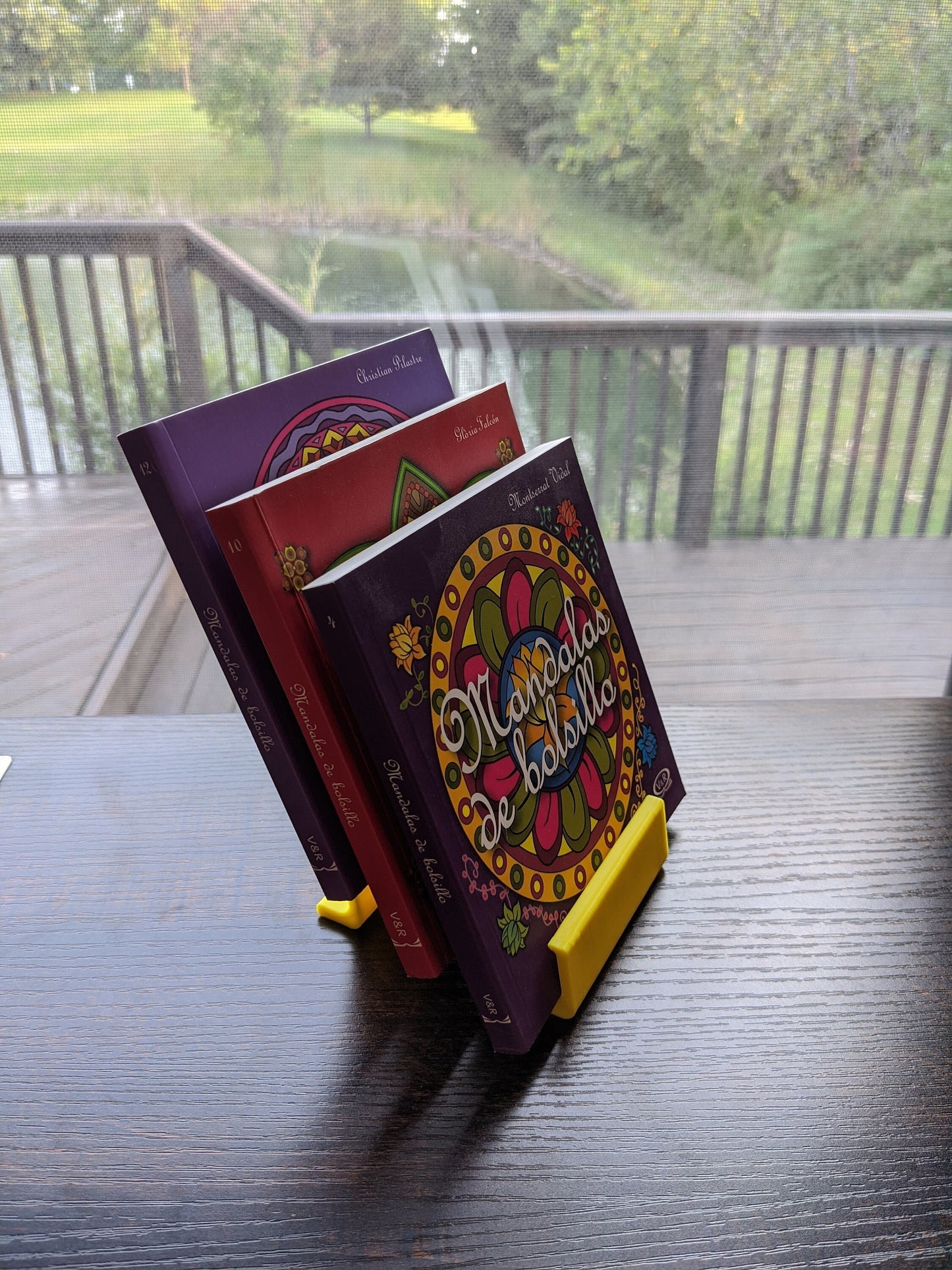 Multi-Purpose Organizer Stand – Universal Holder for Books, Kindles, Phones, Mail & More - Colorful Lightweight - Perfect for small spaces