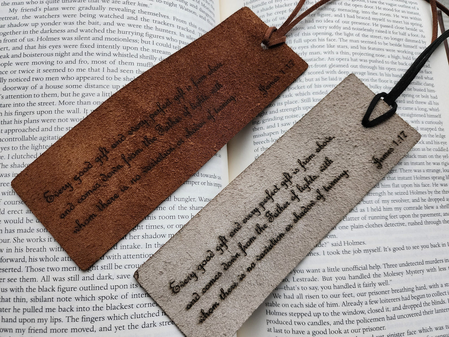 Custom Leather Bookmark | Gifts for her | Book Lovers