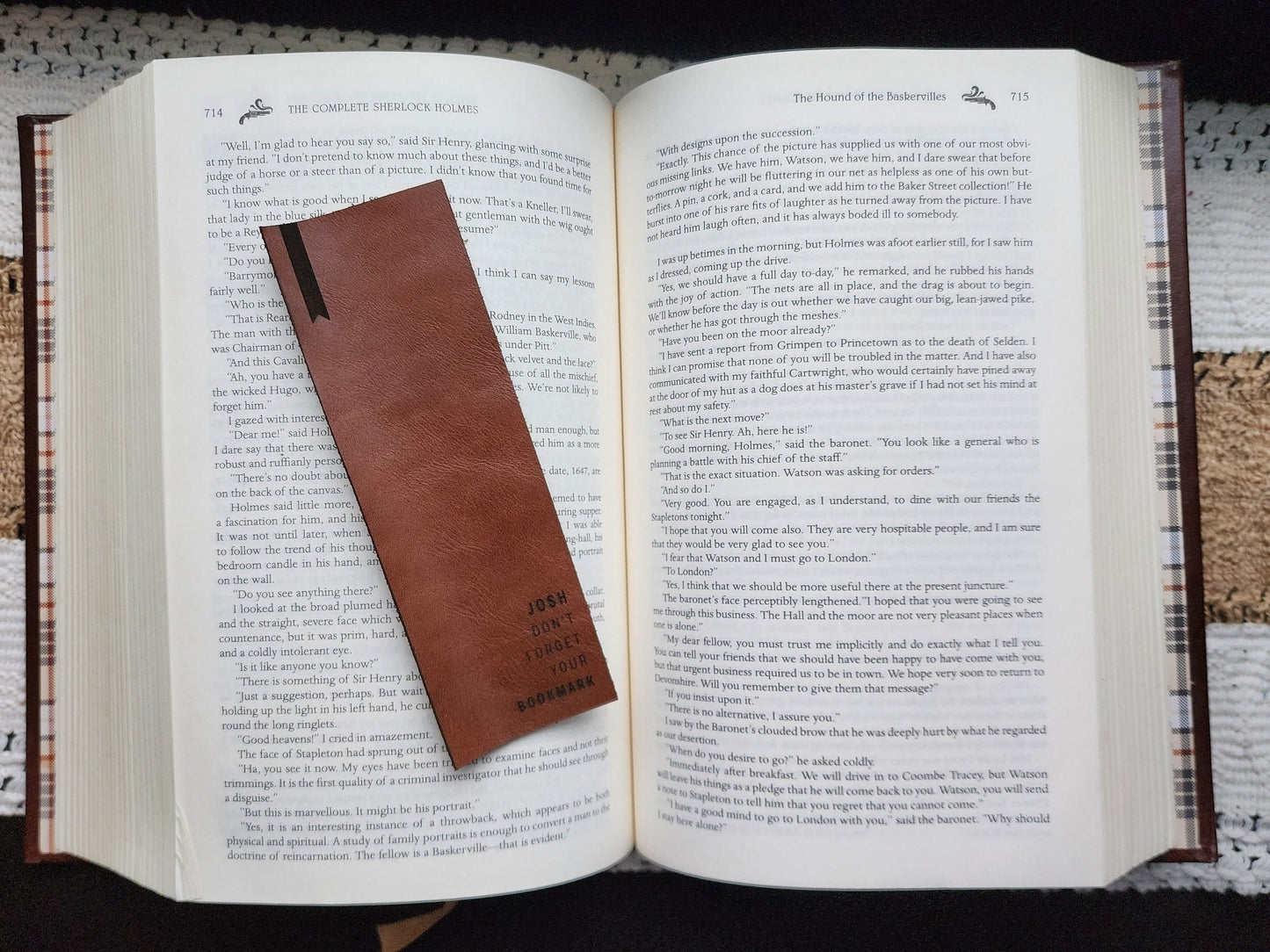 Custom Leather Bookmark | Funny bookmarks | Book Lovers