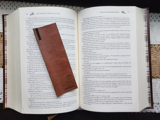 Custom Leather Bookmark | Funny bookmarks | Book Lovers