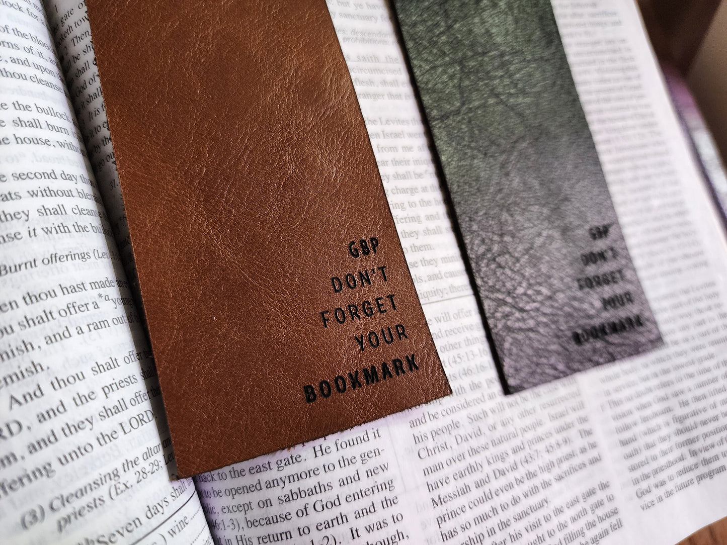 Custom Leather Bookmark | Funny bookmarks | Book Lovers