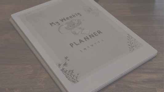 Cute Weekly Daily Planner | Animals | Supernote A5X | Notes | Hourly Tasks | Linked | BOOX Tab Ultra C