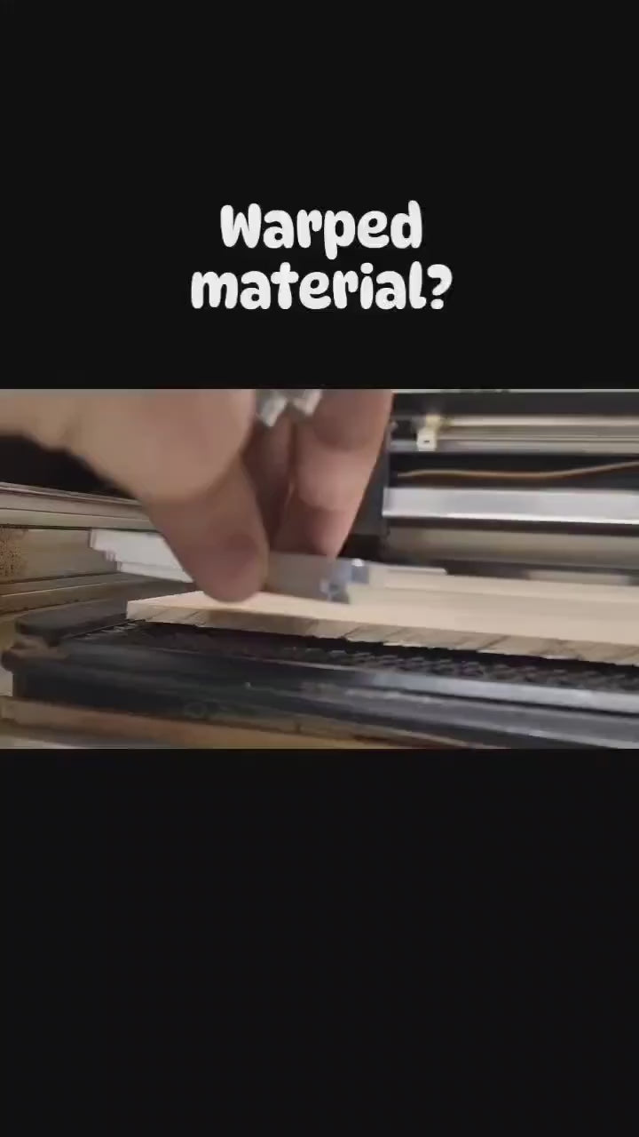 Metal Magnetic Hold-Downs for Laser Cutting | Compatible with Glowforge, ThunderLaser and XTool | Durable Aluminum | USA Made