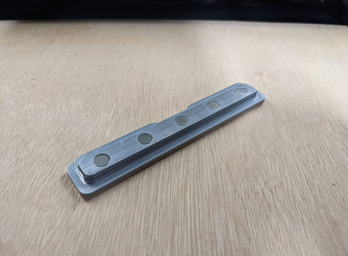 Long Metal Glowforge or Laser Crumb Tray Magnetic Hold Down | Strong Magnets | High Strength Aluminum | Laser Tools | Made in USA