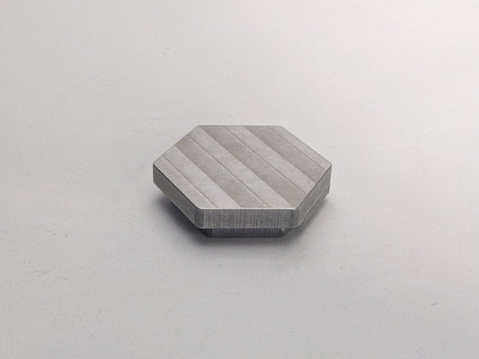 Compact Hex Metal Magnetic Hold Downs for Laser Cutting - Optimized for Glowforge and Thunder Laser Machines - Durable Aluminum - USA-Made