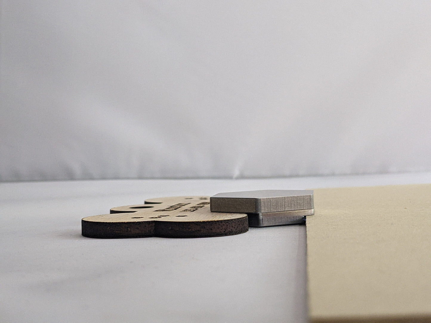 Compact Hex Metal Magnetic Hold Downs for Laser Cutting - Optimized for Glowforge and Thunder Laser Machines - Durable Aluminum - USA-Made