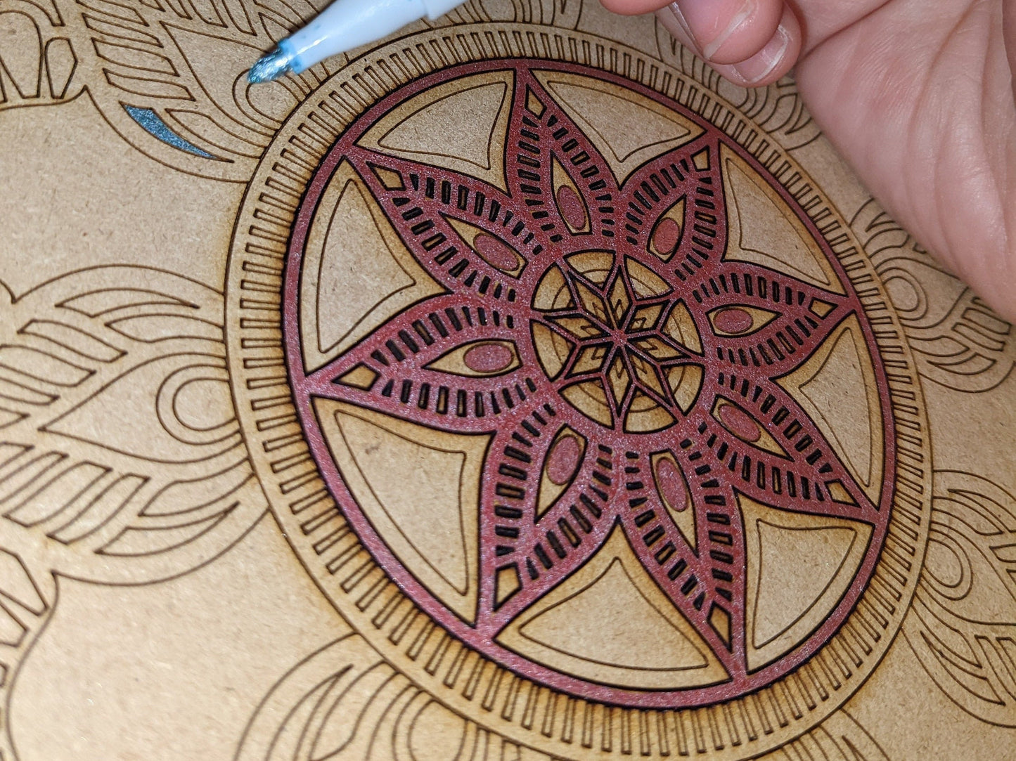 DIY Mandala Painting | Color your own mandala | Gifts | Craft Kit | Mosaic Kit | Coloring Project | Craft Project | Relaxation