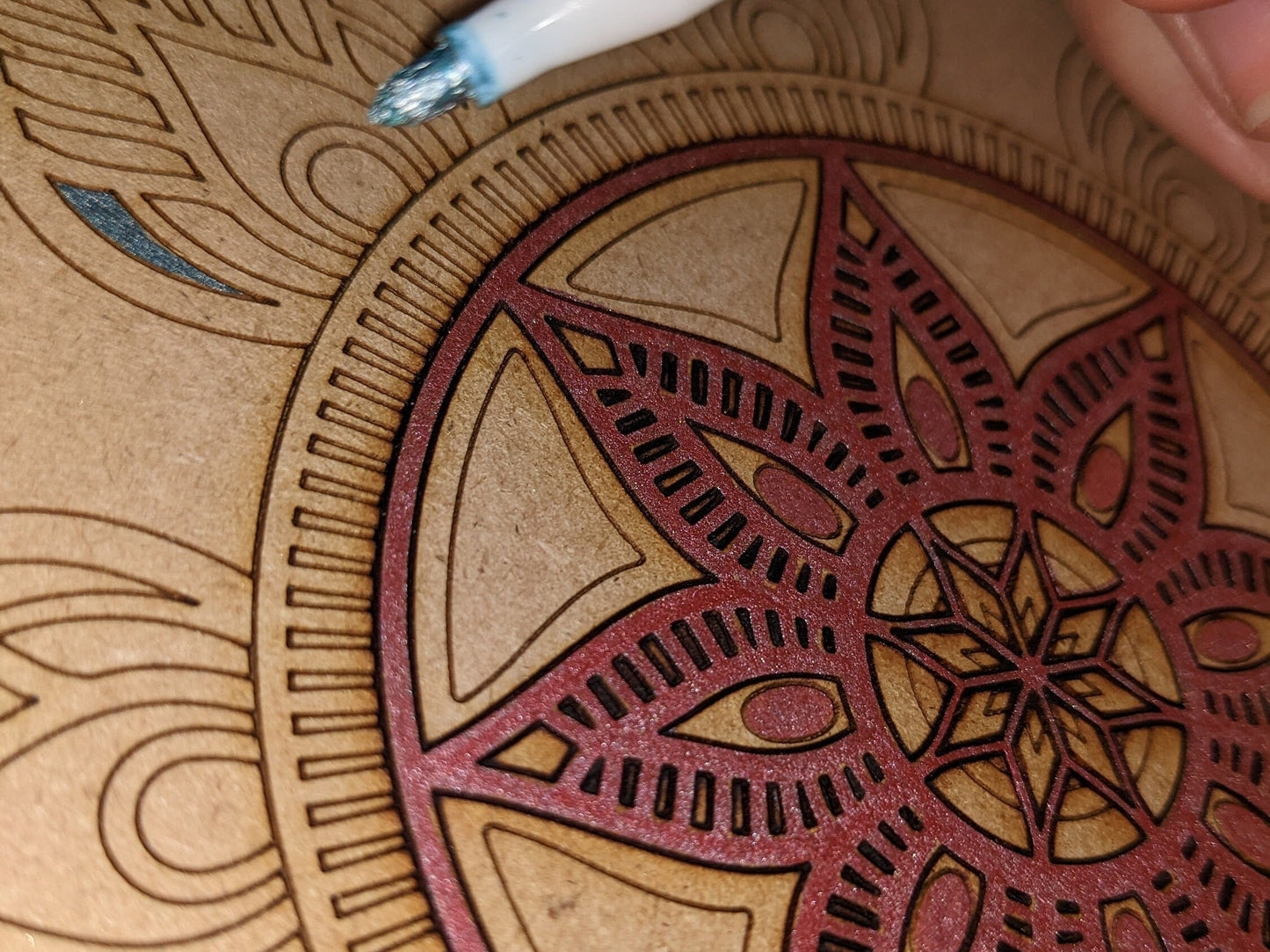 DIY Mandala Painting | Color your own mandala | Gifts | Craft Kit | Mosaic Kit | Coloring Project | Craft Project | Relaxation