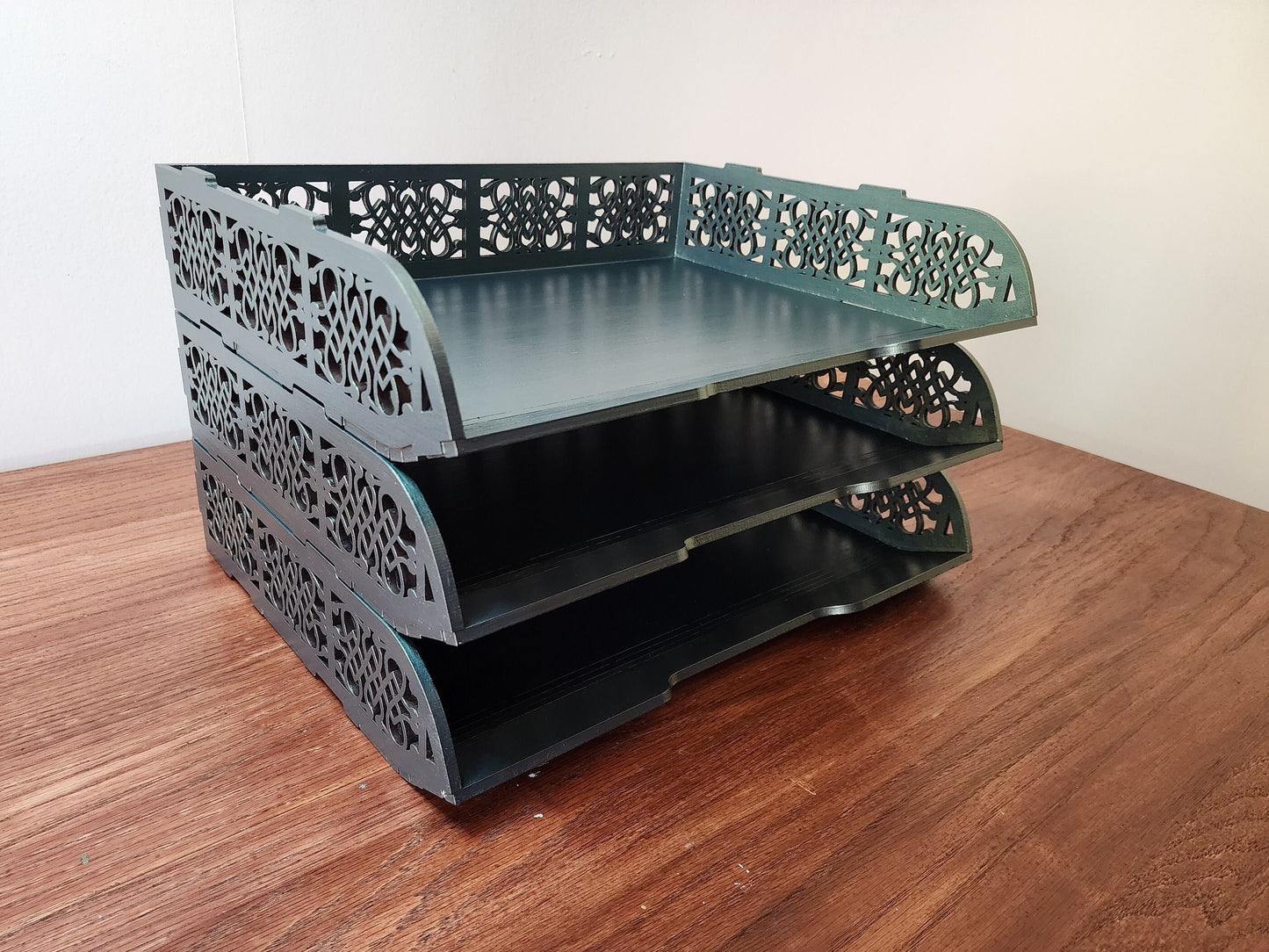 Stackable Trays | Legal Paper organizer | Office File Bins | Vintage Sheet Racks | Horizontal