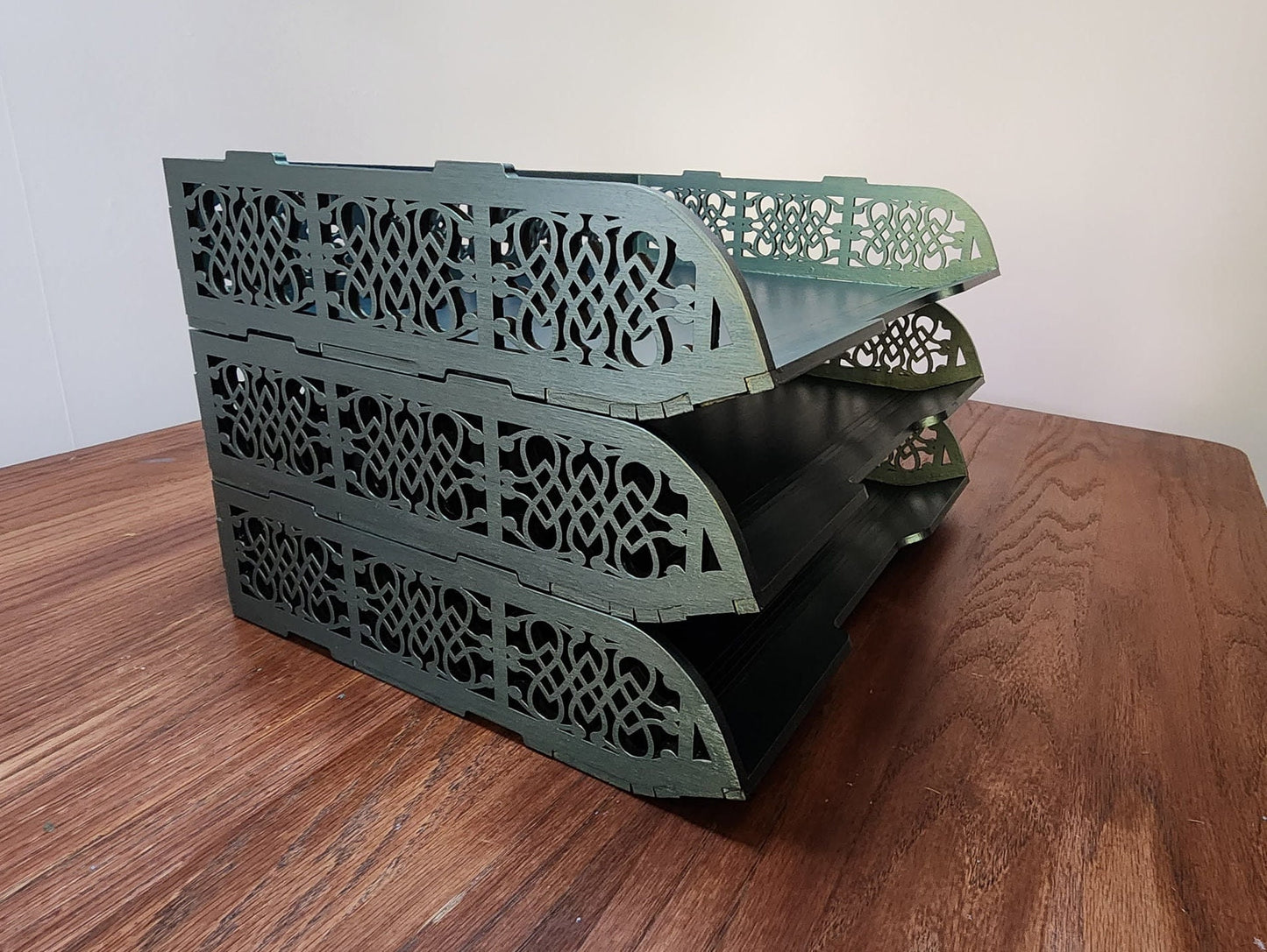 Stackable Trays | Legal Paper organizer | Office File Bins | Vintage Sheet Racks | Horizontal