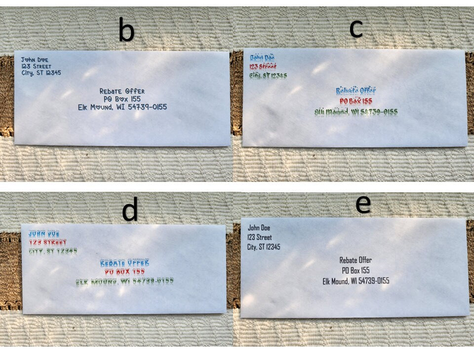 Custom Envelopes | Menard Rebates | Funny Gifts | Menards themed gifts | Colorful any Font | Father's day gift