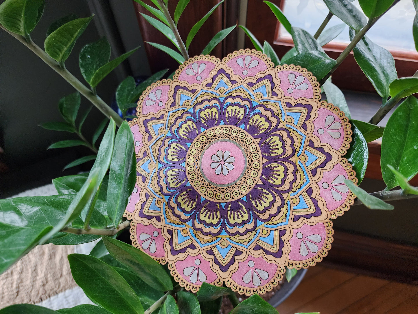 DIY Mandala Painting | Color your own mandala | Gifts | Craft Kit | Mosaic Kit | Coloring Project | Craft Project | Relaxation