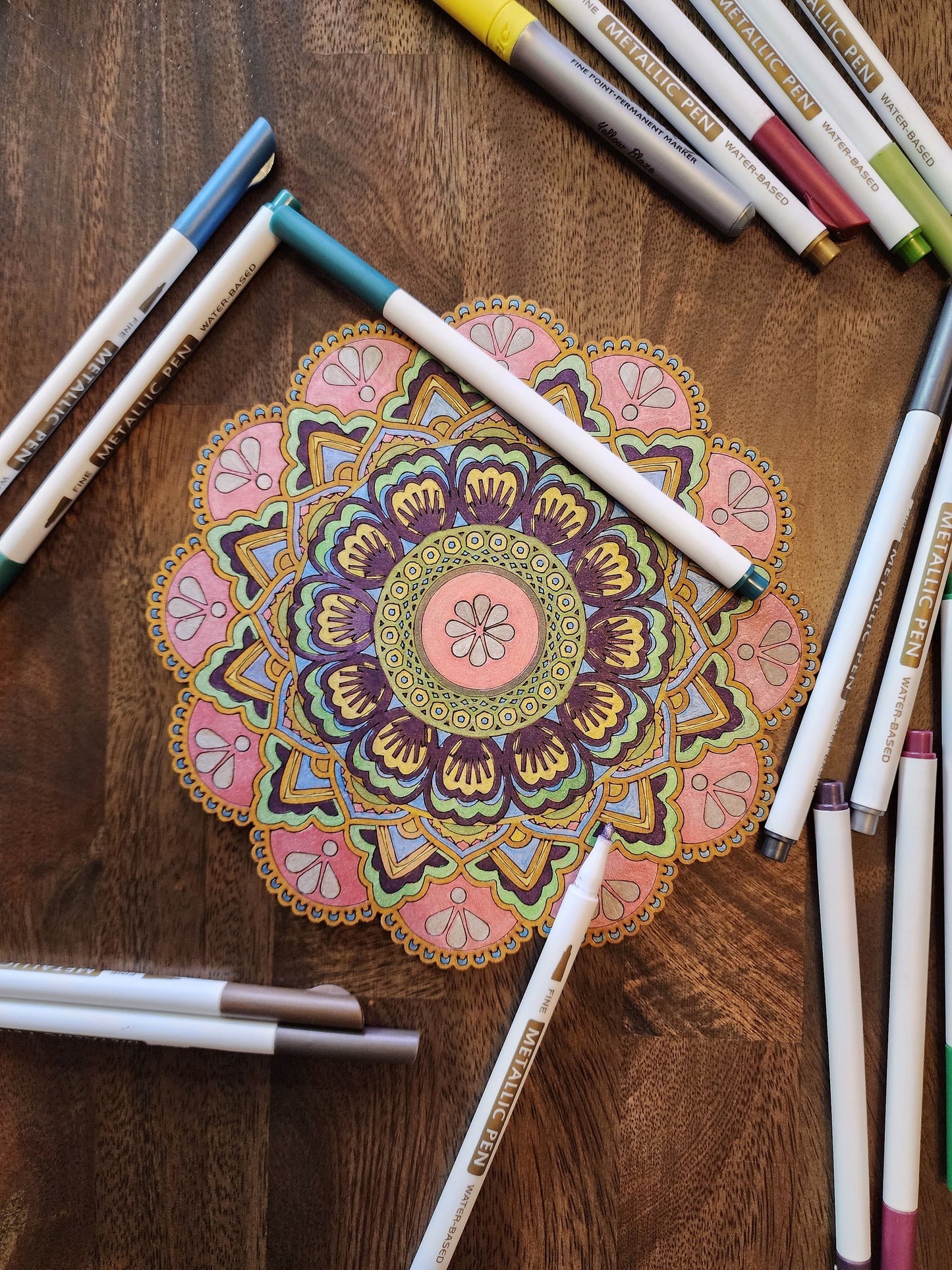 DIY Mandala Painting | Color your own mandala | Gifts | Craft Kit | Mosaic Kit | Coloring Project | Craft Project | Relaxation
