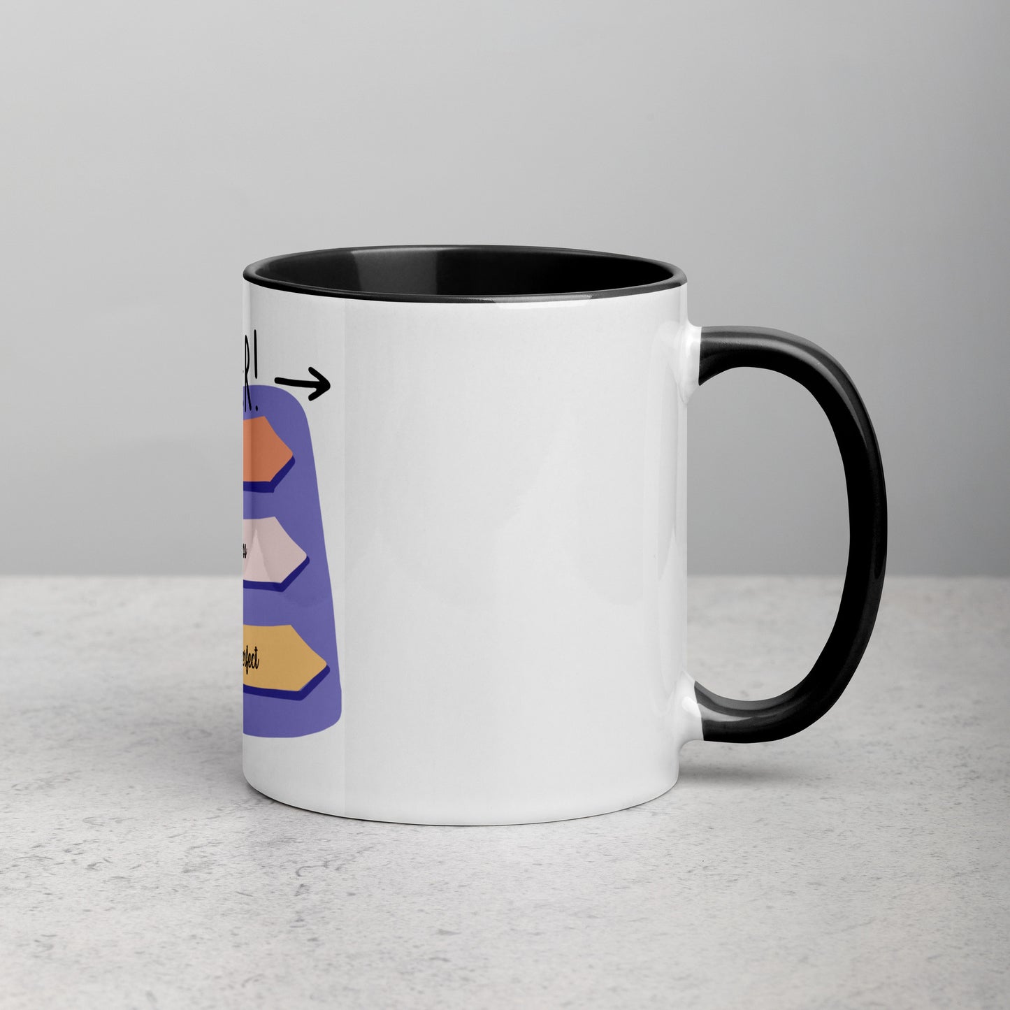 Motivation Mug | Remember: try the idea, enjoy the process and let it be imperfect!