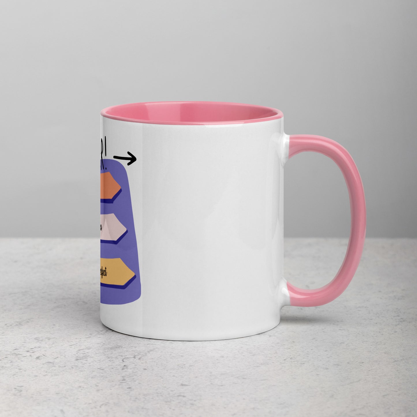 Motivation Mug | Remember: try the idea, enjoy the process and let it be imperfect!