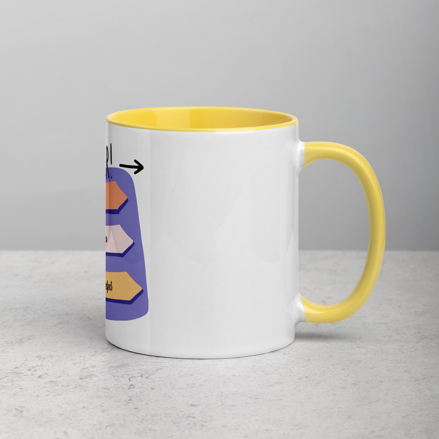 Motivation Mug | Remember: try the idea, enjoy the process and let it be imperfect!