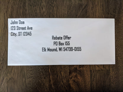 Custom Envelopes | Menard Rebates | Funny Gifts | Menards themed gifts | Colorful any Font | Father's day gift