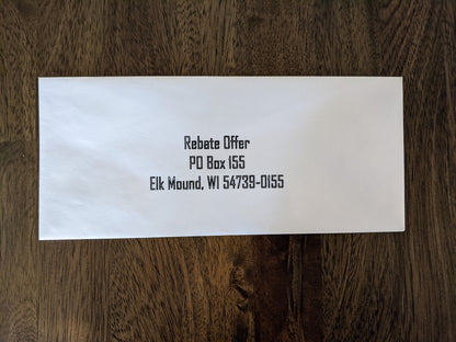 Custom Envelopes | Menard Rebates | Funny Gifts | Menards themed gifts | Colorful any Font | Father's day gift