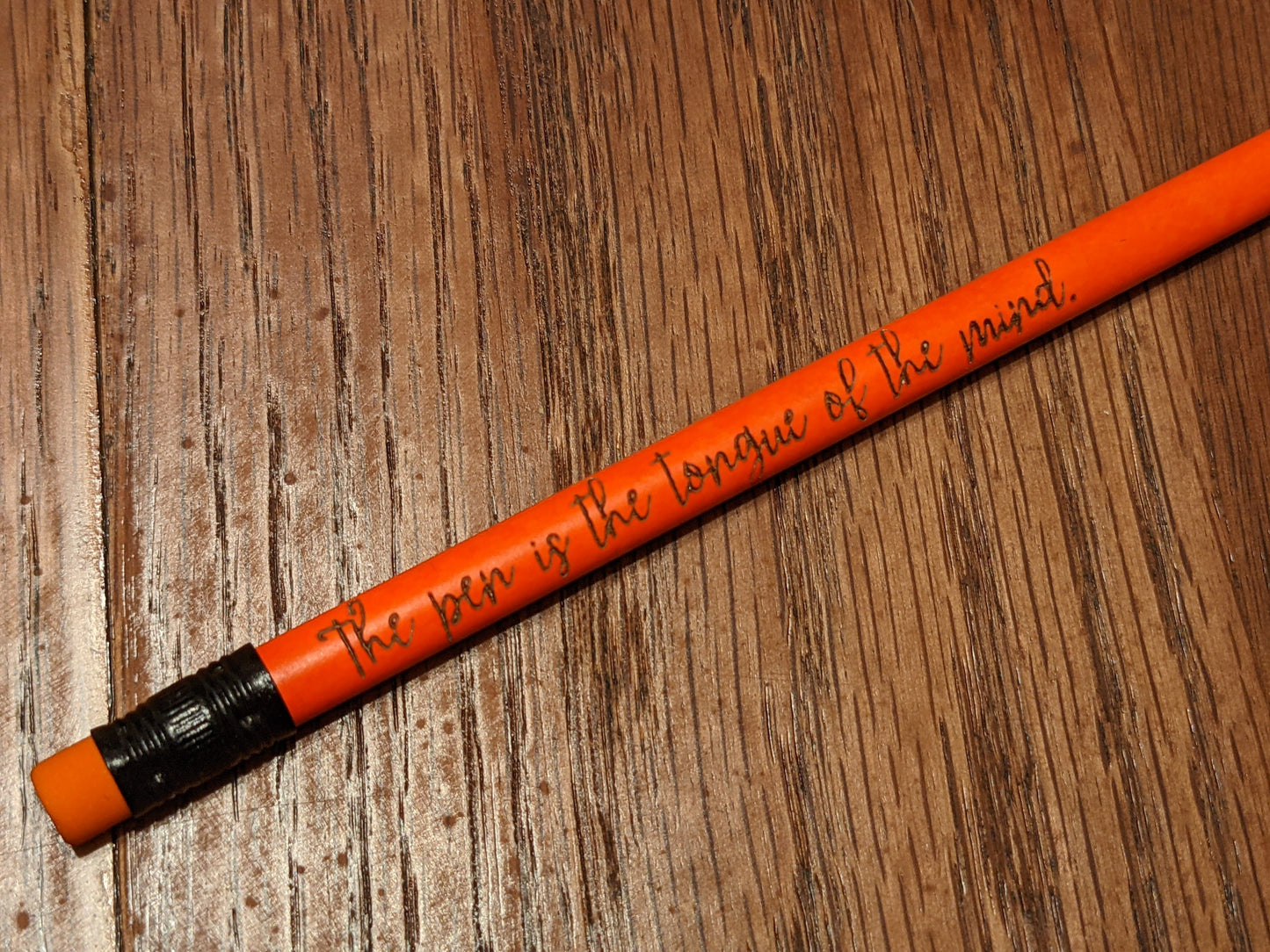 Custom Neon Pencils | Engraved Neon Wood Pencils | Gifts