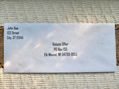 Custom Envelopes | Menard Rebates | Funny Gifts | Menards themed gifts | Colorful any Font | Father's day gift