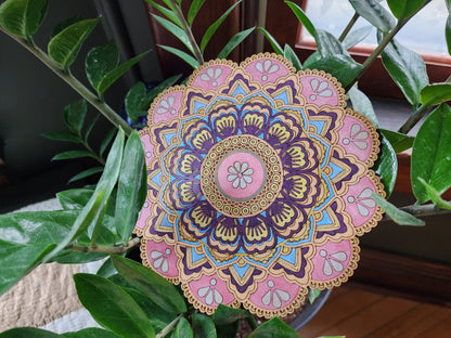 DIY Mandala Painting | Color your own mandala | Gifts | Craft Kit | Mosaic Kit | Coloring Project | Craft Project | Relaxation
