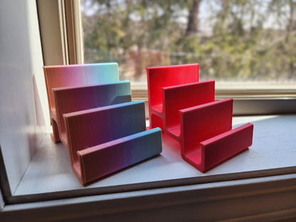 Multi-Purpose Organizer Stand – Universal Holder for Books, Kindles, Phones, Mail & More - Colorful Lightweight - Perfect for small spaces
