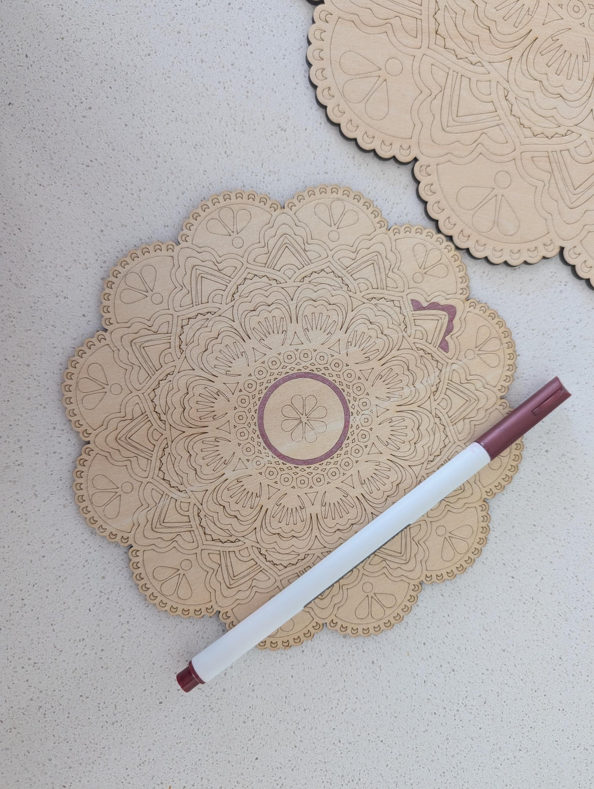 DIY Mandala Painting | Color your own mandala | Gifts | Craft Kit | Mosaic Kit | Coloring Project | Craft Project | Relaxation