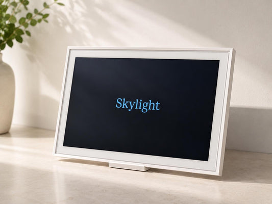 No-Drill Tabletop Stand Compatible with Skylight Calendar 15" | Space-Saving Counter Stand | Mount Base