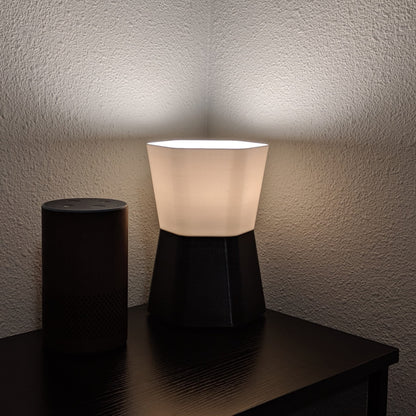 Hex Shape Mini Table Light | Desk Light | Night Stand Light - Free Shipping - Made in USA