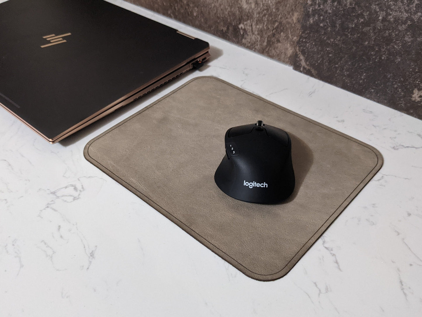 Premium Distressed Leather Pad | Mouse Pad | Perfect Gift