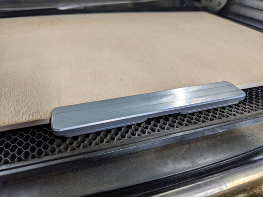 Long Metal Glowforge or Laser Crumb Tray Magnetic Hold Down | Strong Magnets | High Strength Aluminum | Laser Tools | Made in USA