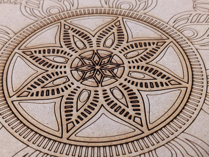 DIY Mandala Painting | Color your own mandala | Gifts | Craft Kit | Mosaic Kit | Coloring Project | Craft Project | Relaxation