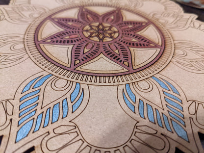 DIY Mandala Painting | Color your own mandala | Gifts | Craft Kit | Mosaic Kit | Coloring Project | Craft Project | Relaxation