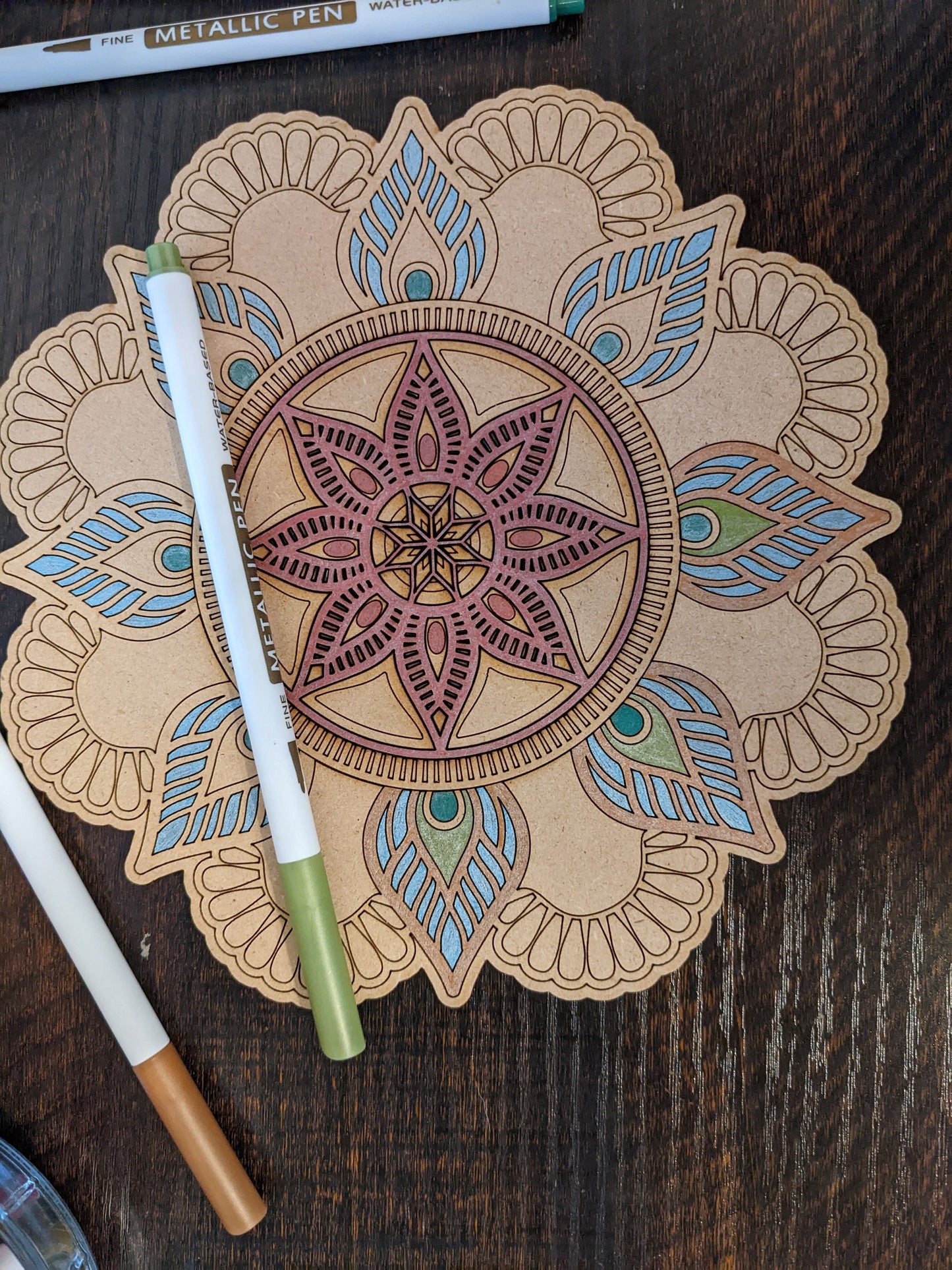 DIY Mandala Painting | Color your own mandala | Gifts | Craft Kit | Mosaic Kit | Coloring Project | Craft Project | Relaxation