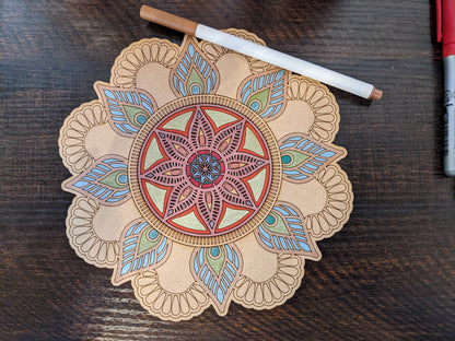 DIY Mandala Painting | Color your own mandala | Gifts | Craft Kit | Mosaic Kit | Coloring Project | Craft Project | Relaxation
