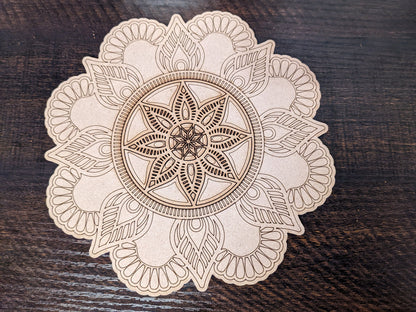 DIY Mandala Painting | Color your own mandala | Gifts | Craft Kit | Mosaic Kit | Coloring Project | Craft Project | Relaxation