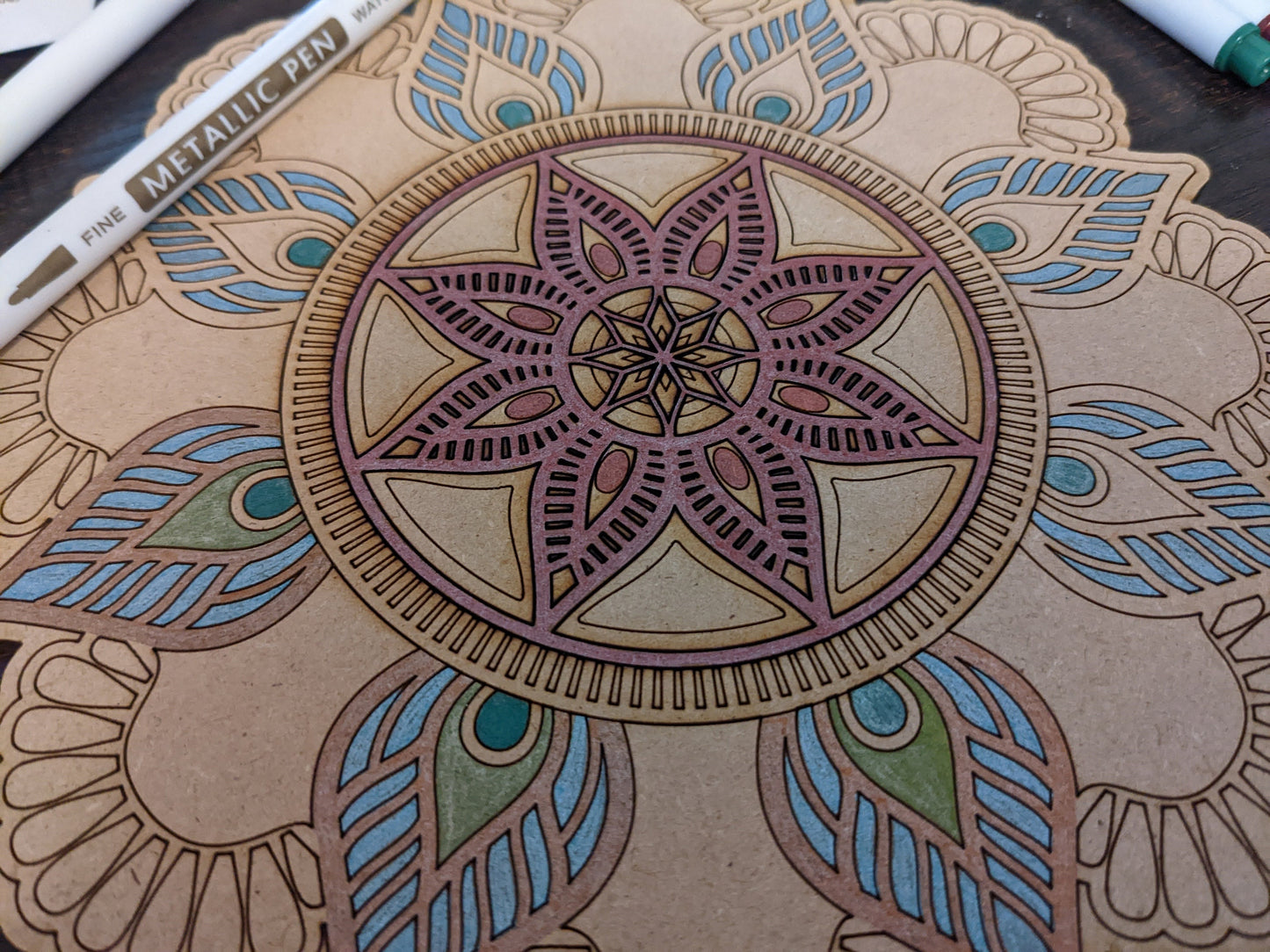DIY Mandala Painting | Color your own mandala | Gifts | Craft Kit | Mosaic Kit | Coloring Project | Craft Project | Relaxation