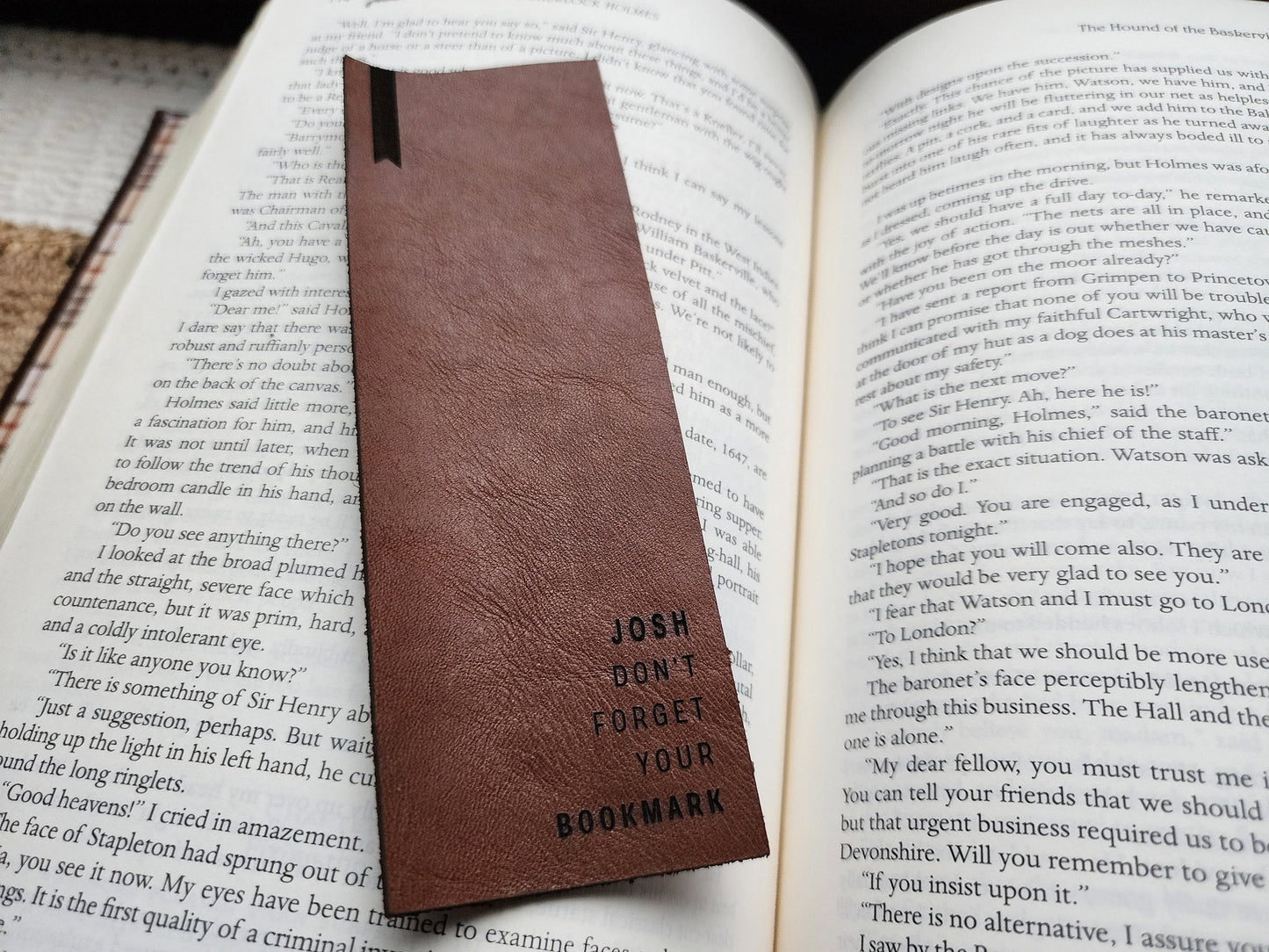 Custom Leather Bookmark | Funny bookmarks | Book Lovers