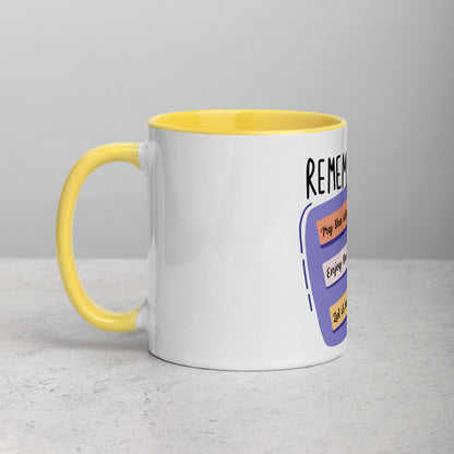 Motivation Mug | Remember: try the idea, enjoy the process and let it be imperfect!